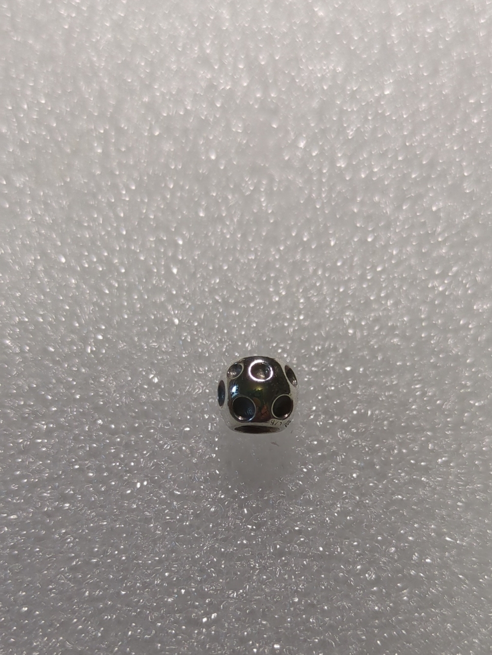 Pandora RARE Sterling Silver 2008 Moon Crater Moonscape Charm